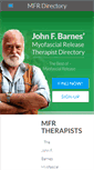 Mobile Screenshot of mfrtherapists.com